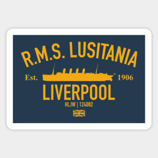 RMS Lusitania Magnet